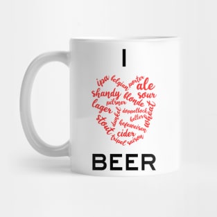 I Love Beer Mug